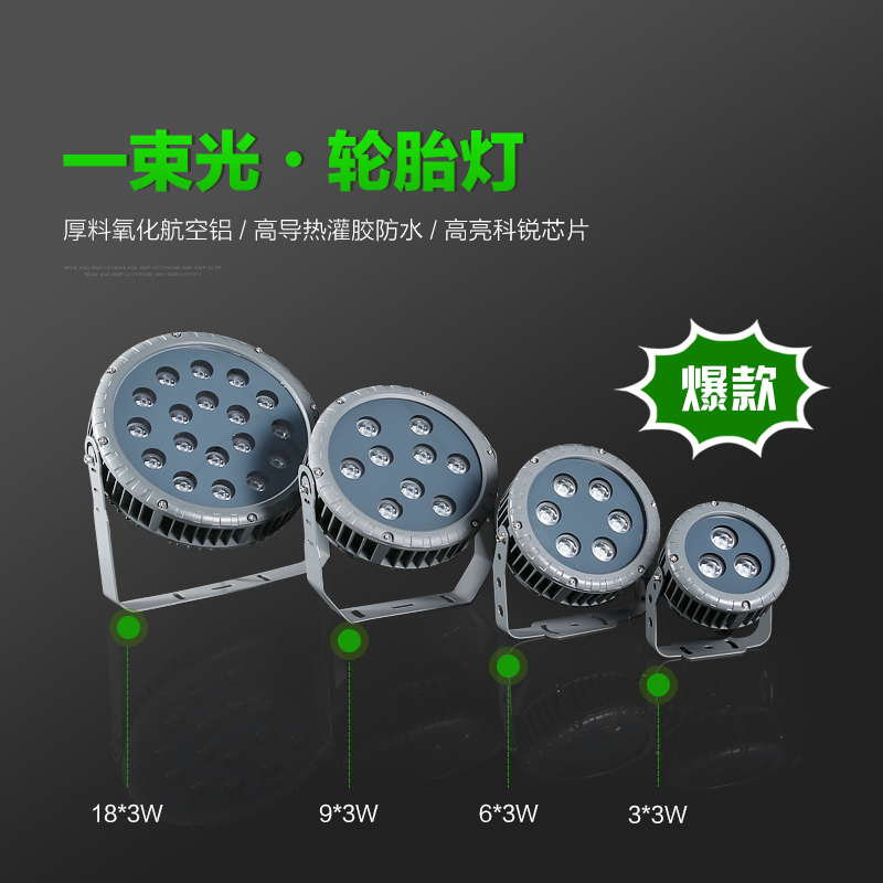 轮胎灯3W